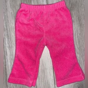5/$15 Carter's Vibrant Pink Kids fleece Bottoms